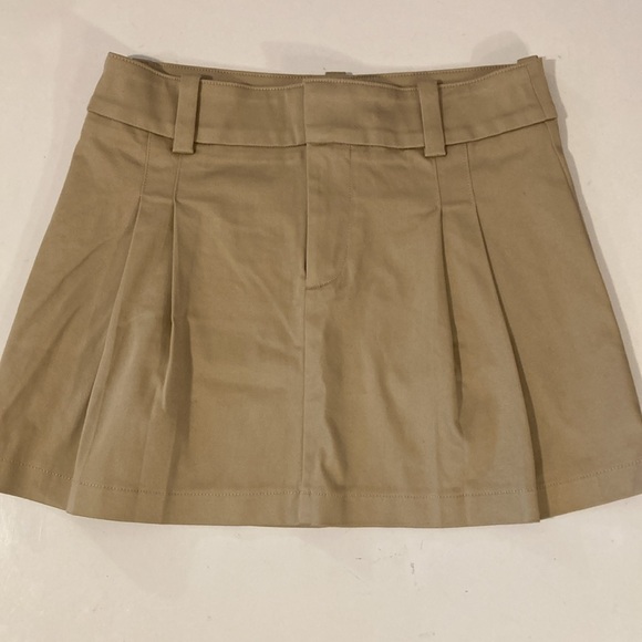 Aritzia Sunday Best Rider Skirt Wicker Tan Size 2 - Picture 8 of 10